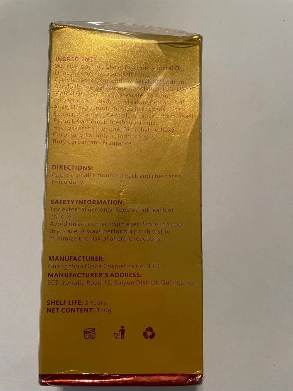 AH-8 Neck Firming Cream with Roller - Moisturizing Anti-Aging - Picture 2 of 2